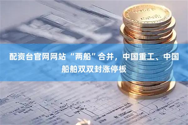 配资台官网网站 “两船”合并，中国重工、中国船舶双双封涨停板